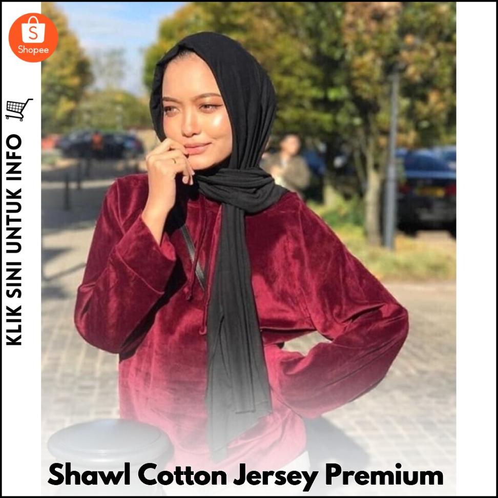 Shawl Cotton Jersey Premium