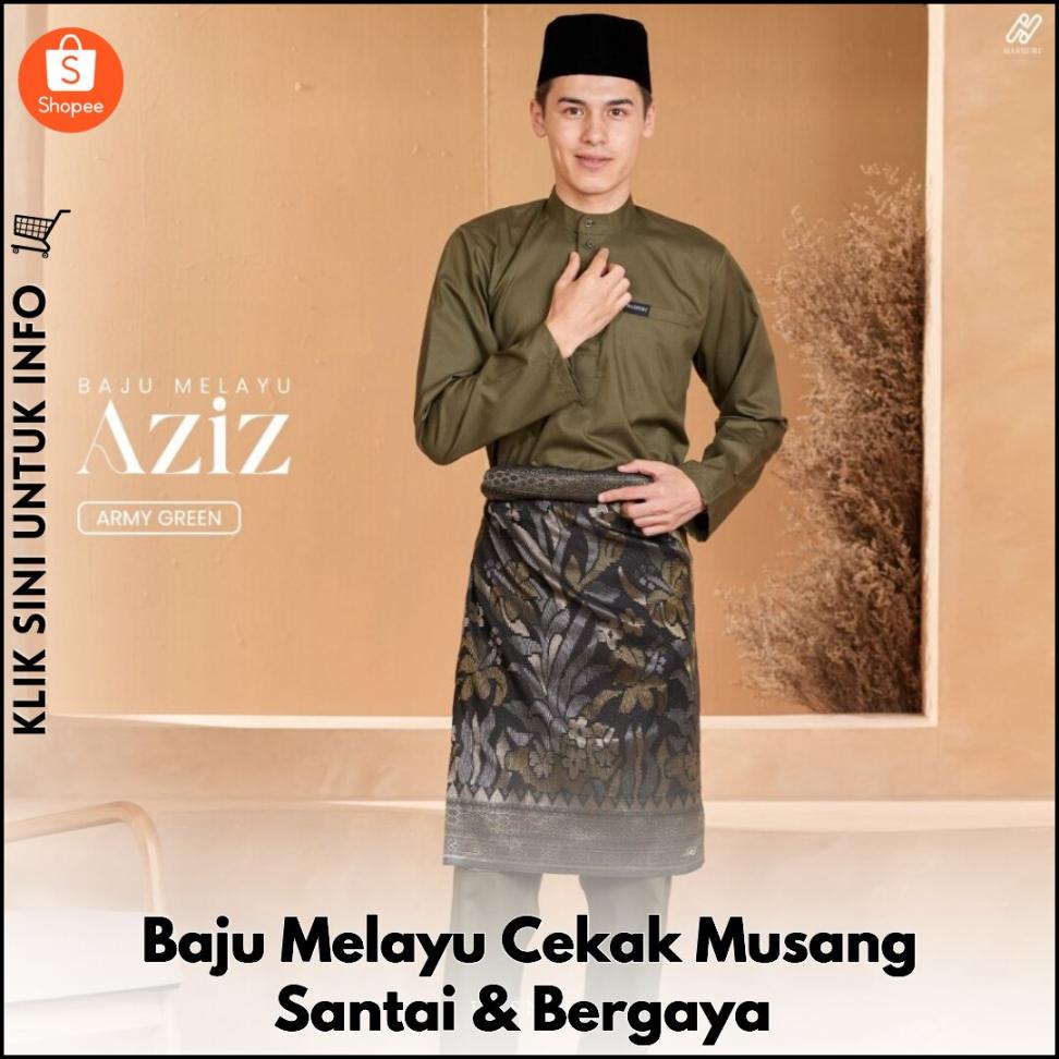 Baju Melayu Cekak Musang Santai & Bergaya