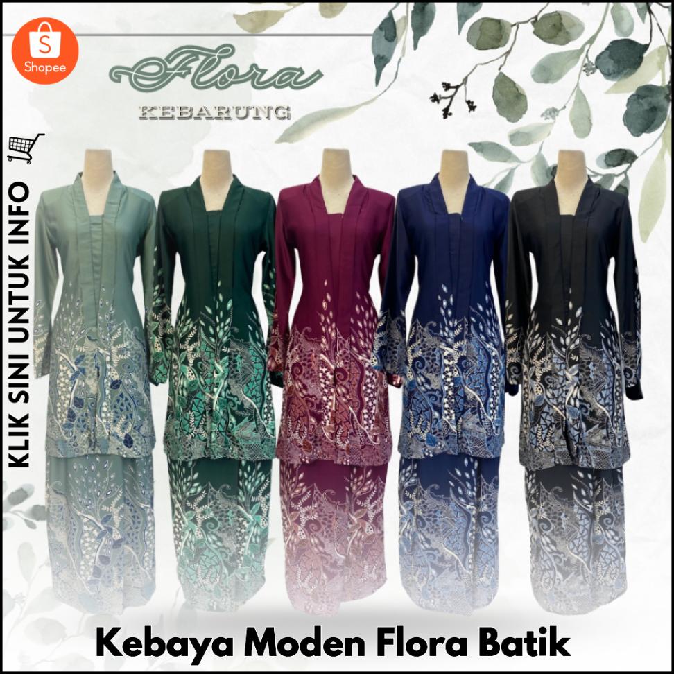 Kebaya Moden Flora Batik