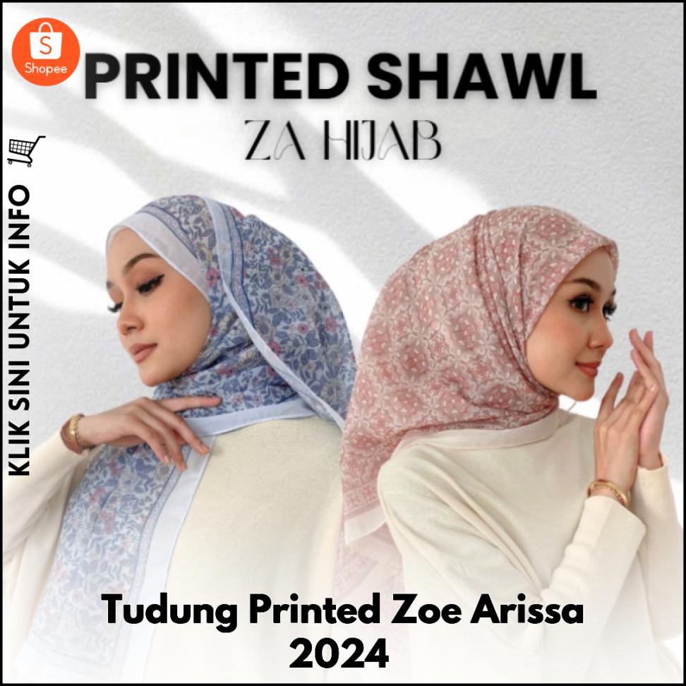 Tudung Printed Zoe Arissa 2024