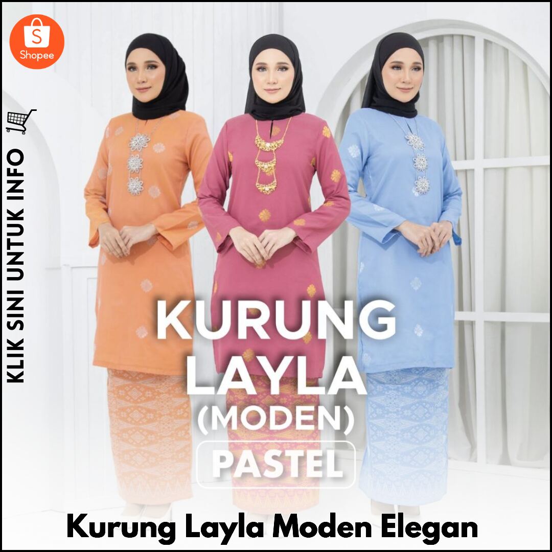 Kurung Layla Moden Elegan