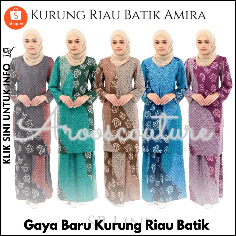 Gaya Baru Kurung Riau Batik