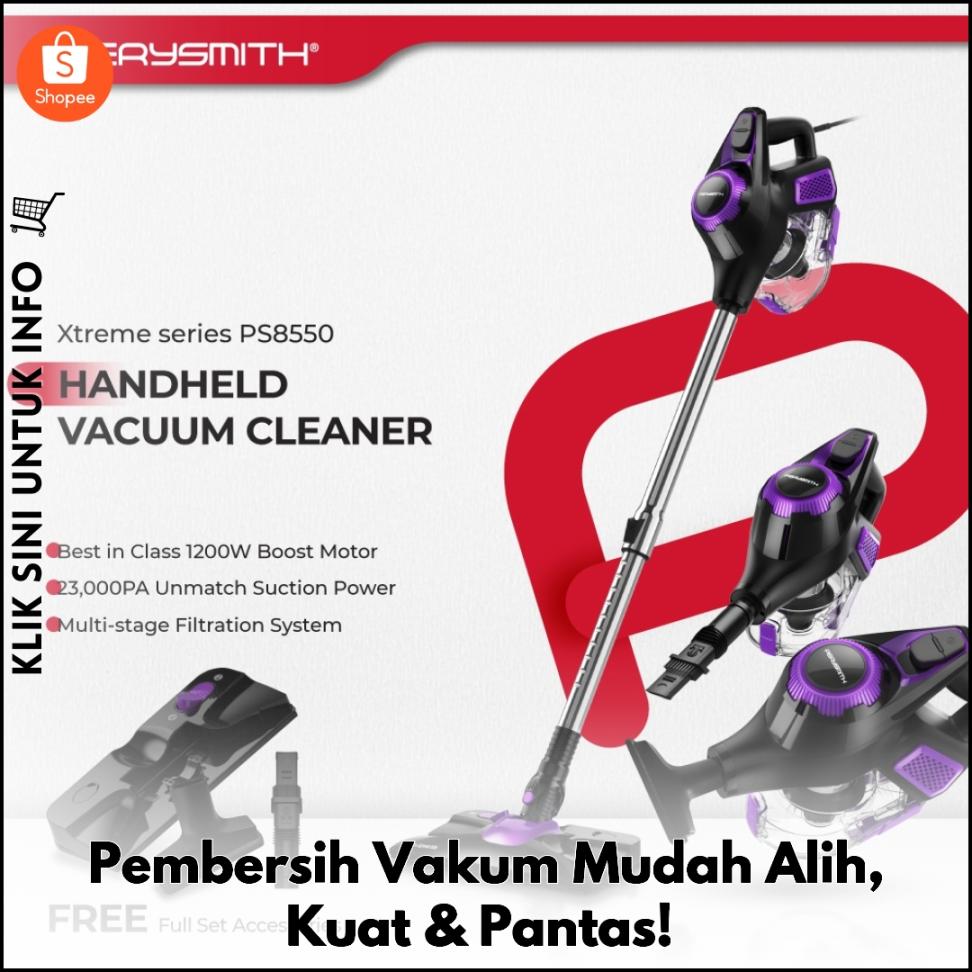 Pembersih Vakum Mudah Alih, Kuat & Pantas!