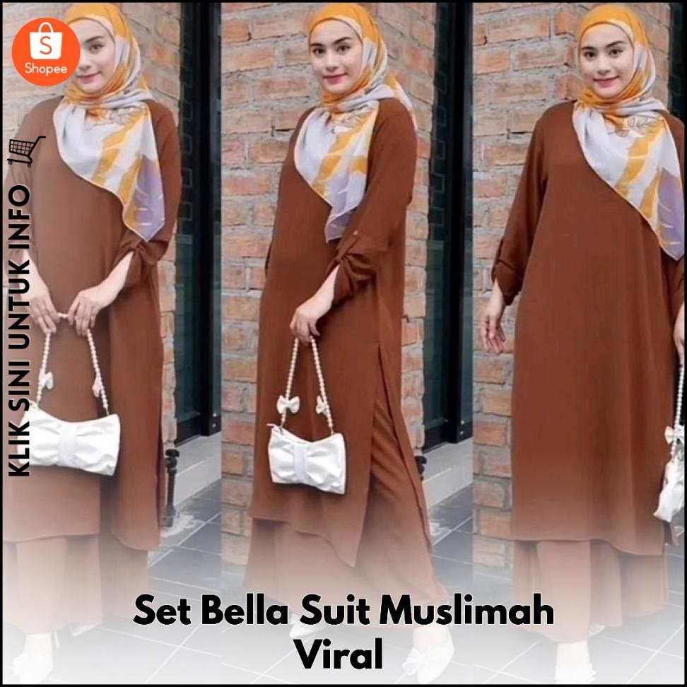 Set Bella Suit Muslimah Viral