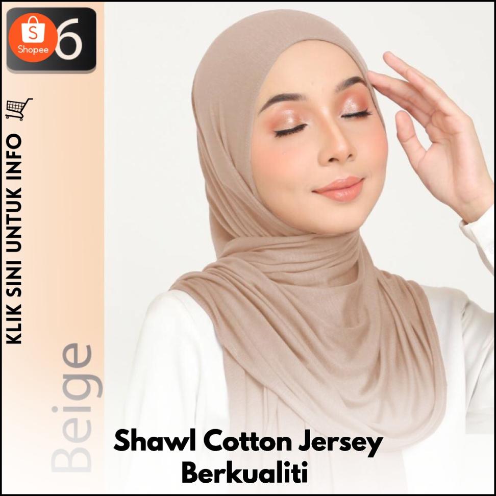 Shawl Cotton Jersey Berkualiti