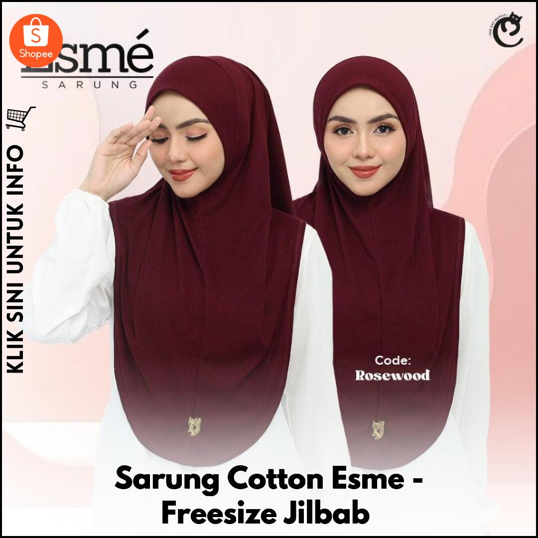 Sarung Cotton Esme - Freesize Jilbab