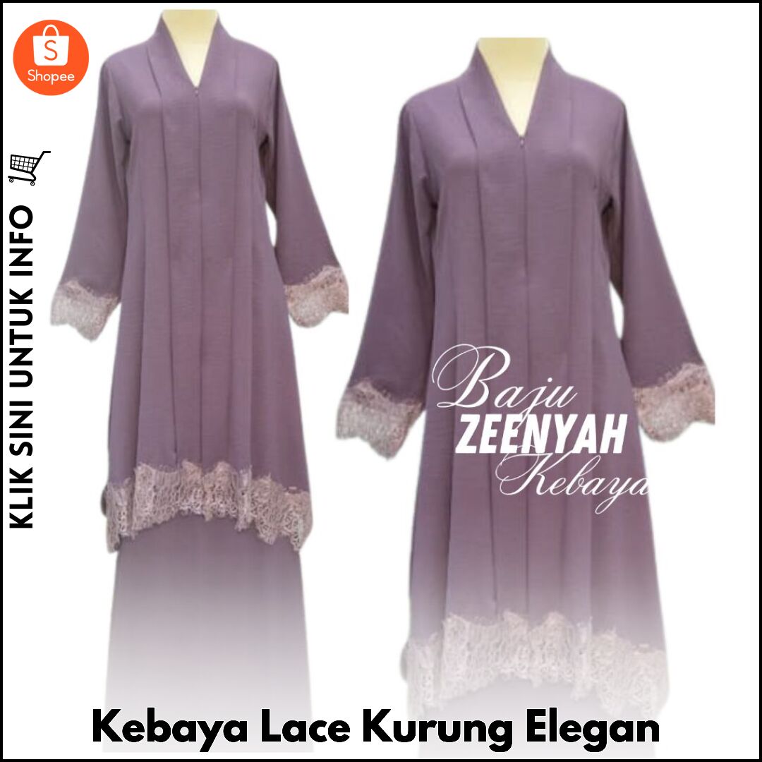 Kebaya Lace Kurung Elegan