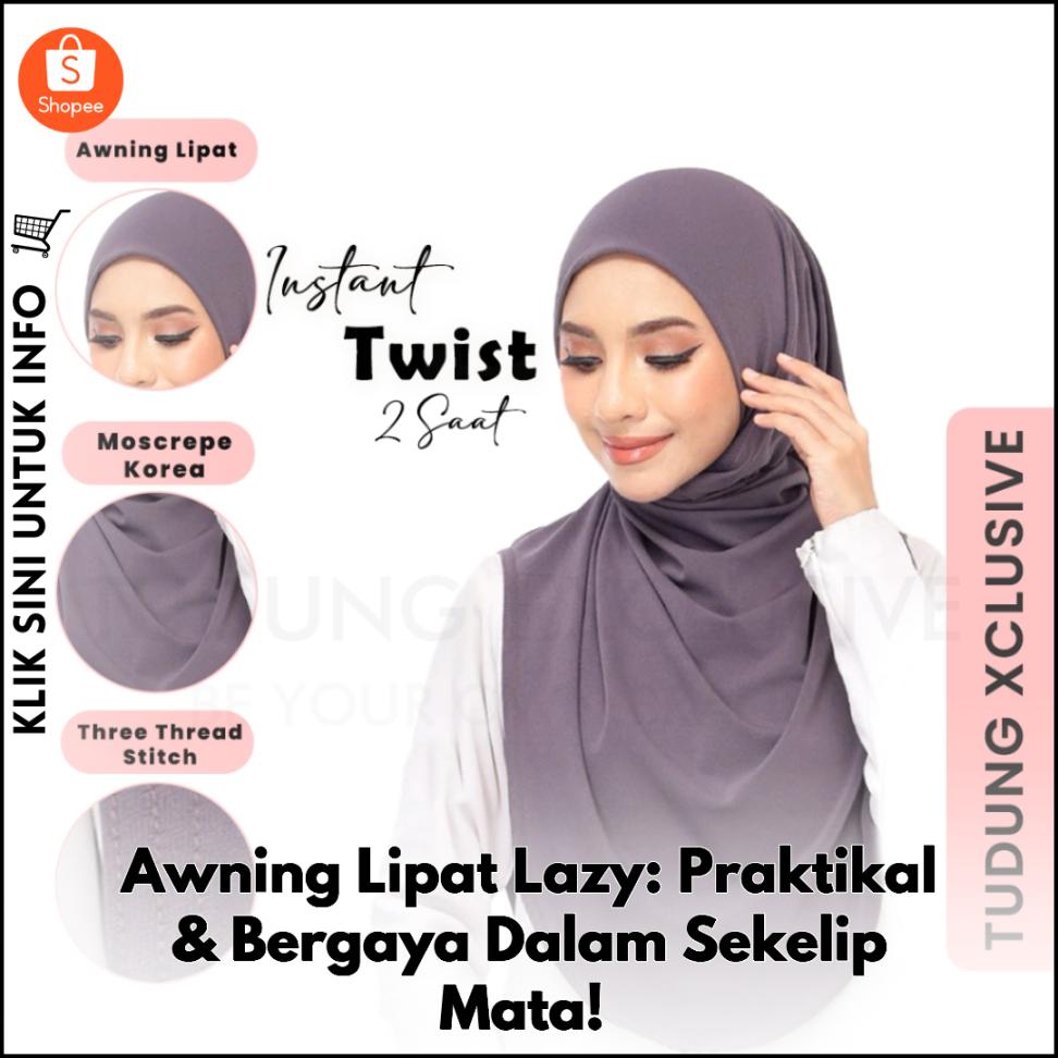 Awning Lipat Lazy: Praktikal & Bergaya Dalam Sekelip Mata!