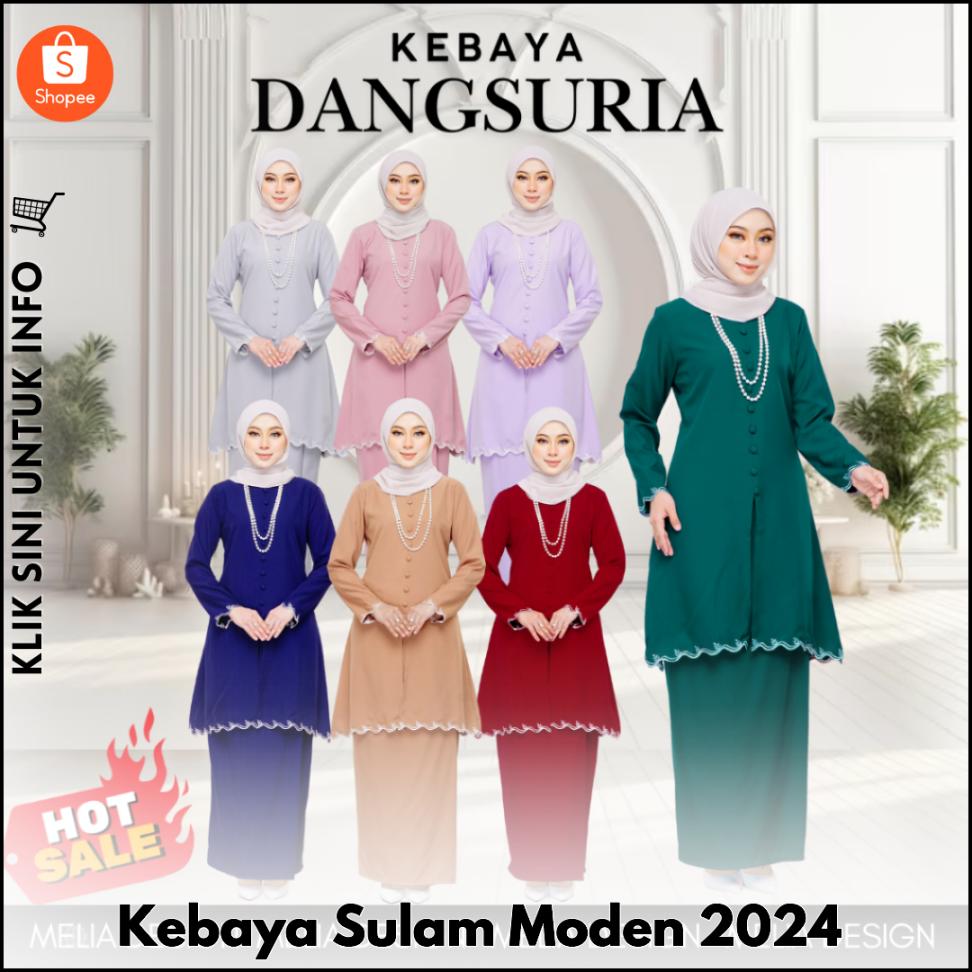 Kebaya Sulam Moden 2024