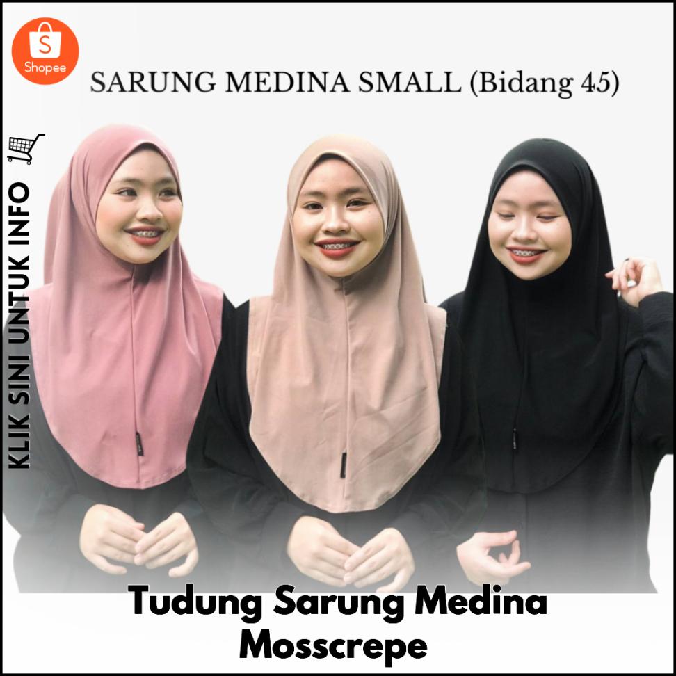 Tudung Sarung Medina Mosscrepe