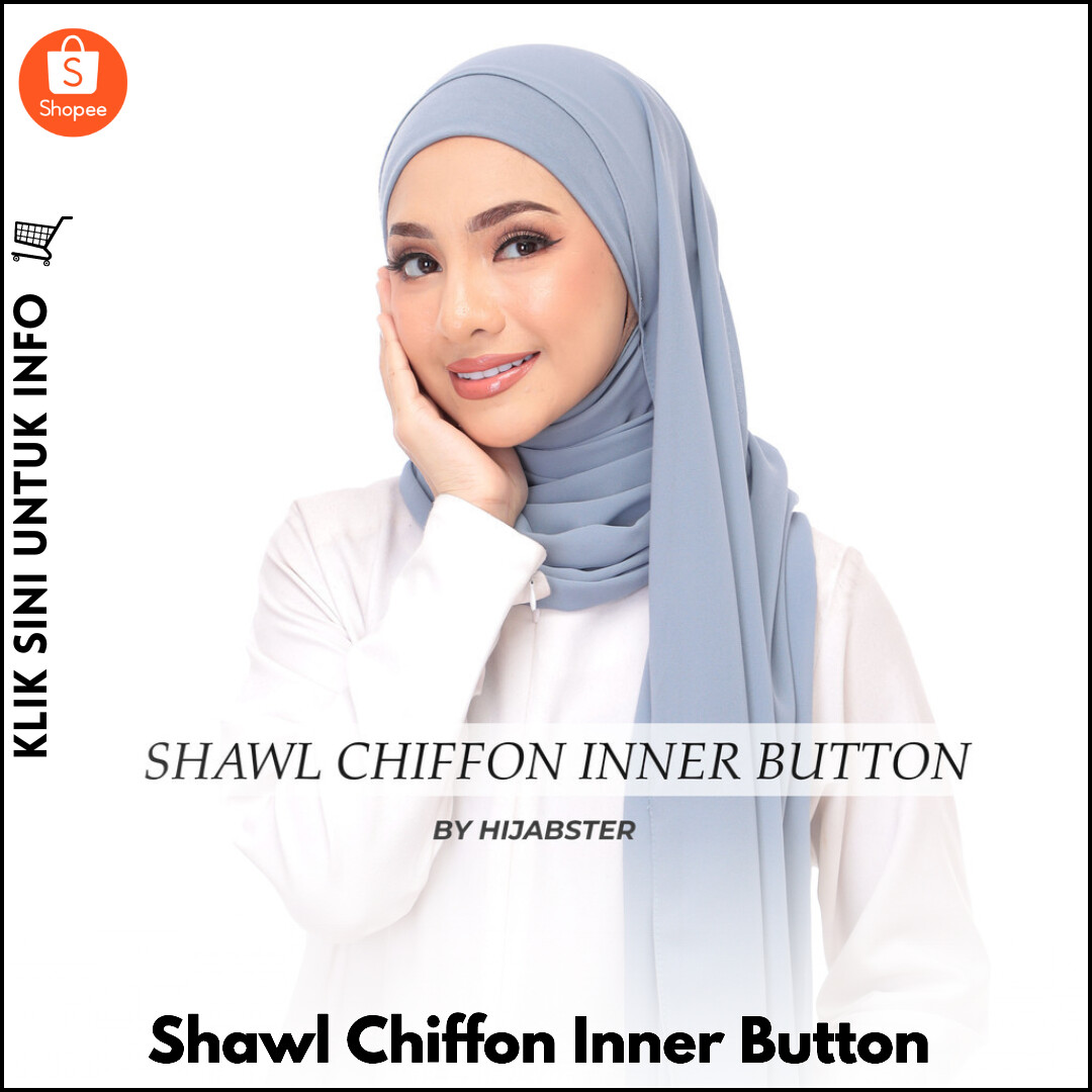 Shawl Chiffon Inner Button