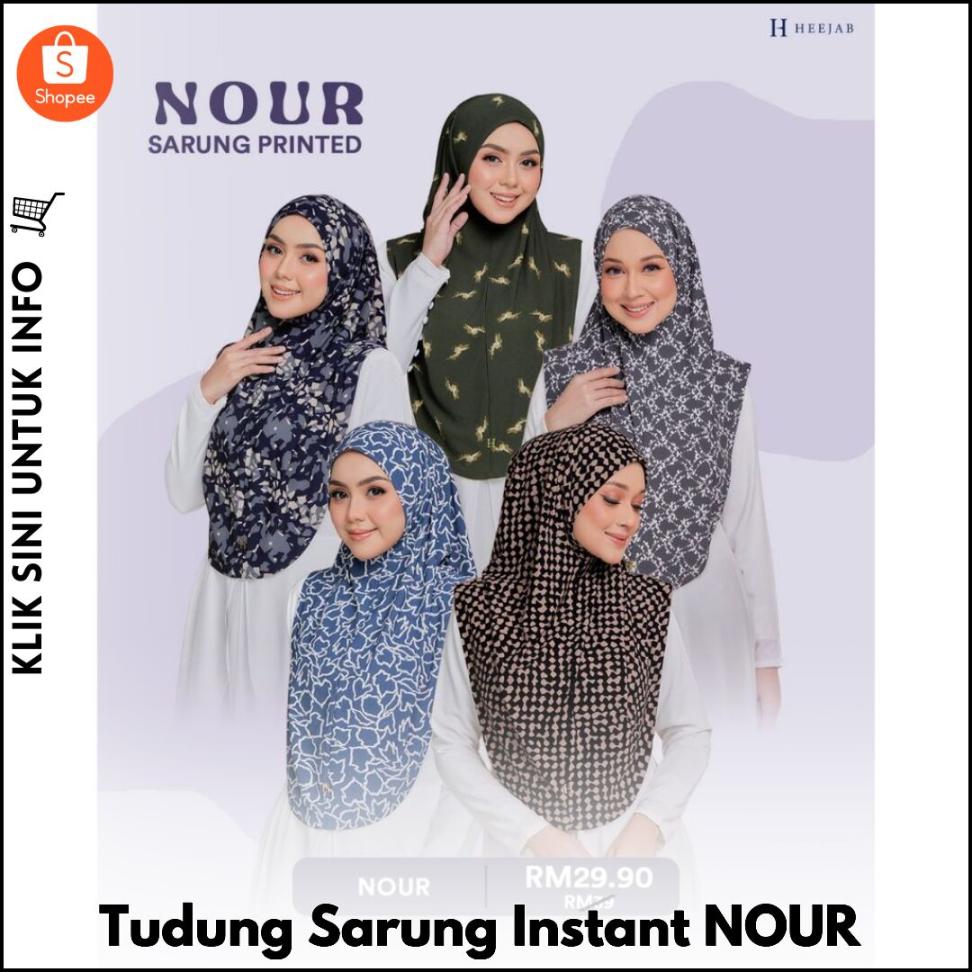 Tudung Sarung Instant NOUR