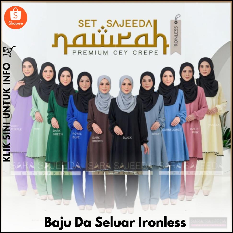 Baju Da Seluar Ironless