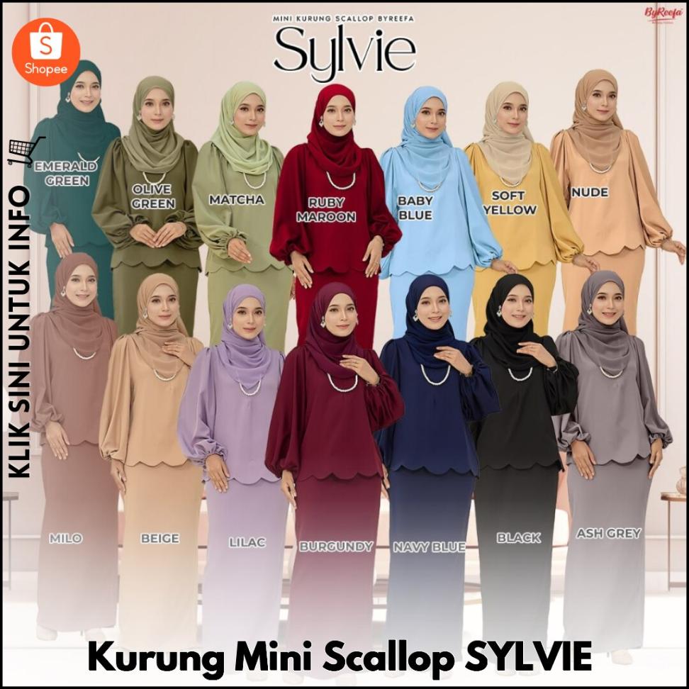 Kurung Mini Scallop SYLVIE