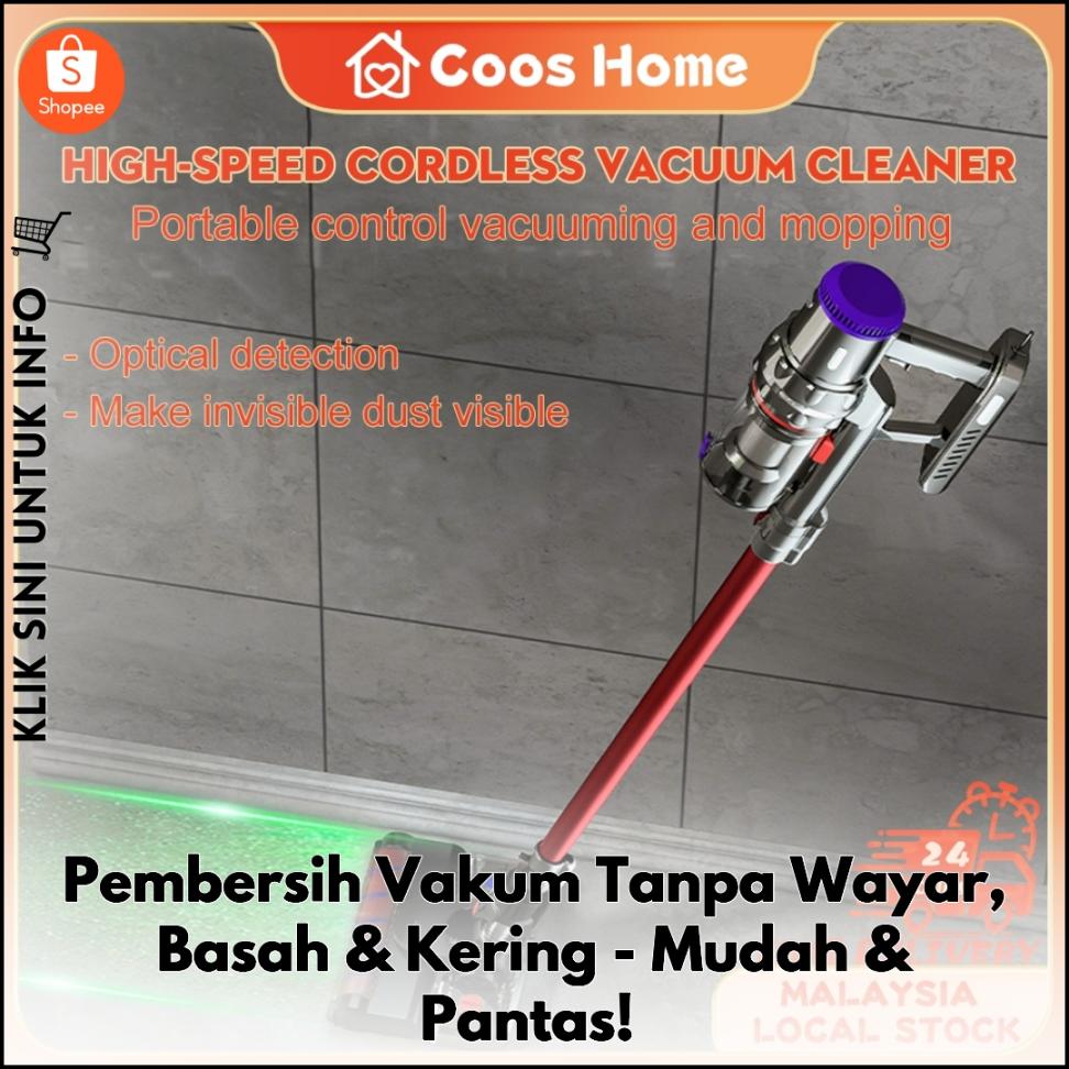 Pembersih Vakum Tanpa Wayar, Basah & Kering - Mudah & Pantas!