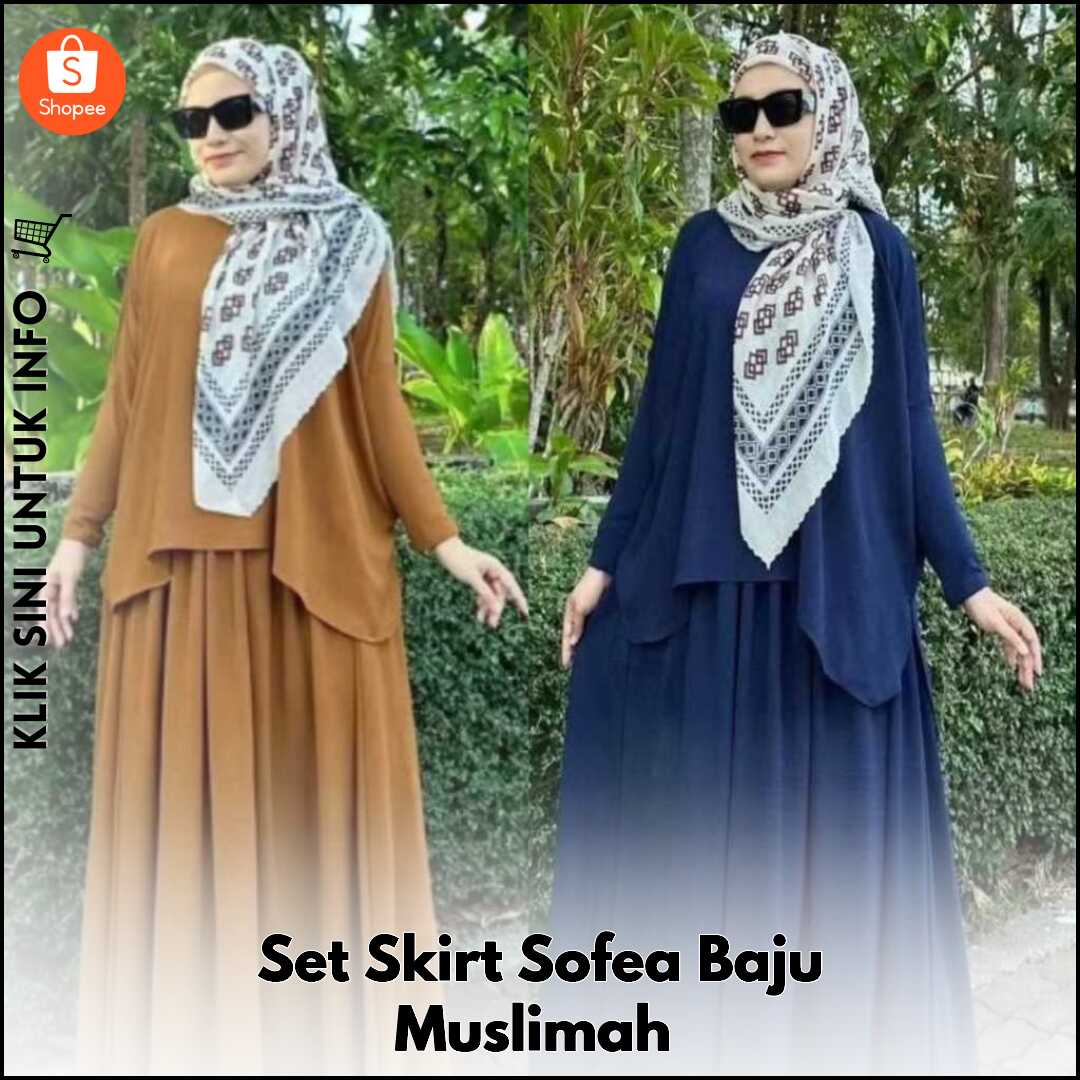 Set Skirt Sofea Baju Muslimah