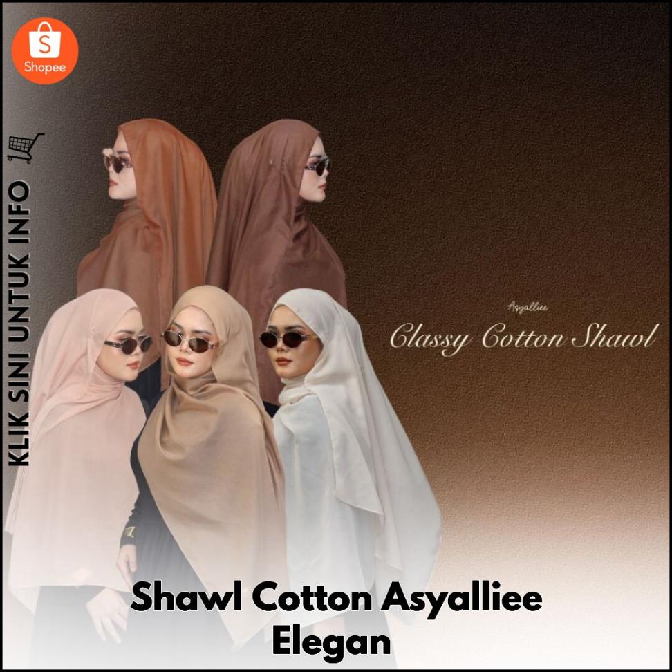 Shawl Cotton Asyalliee Elegan