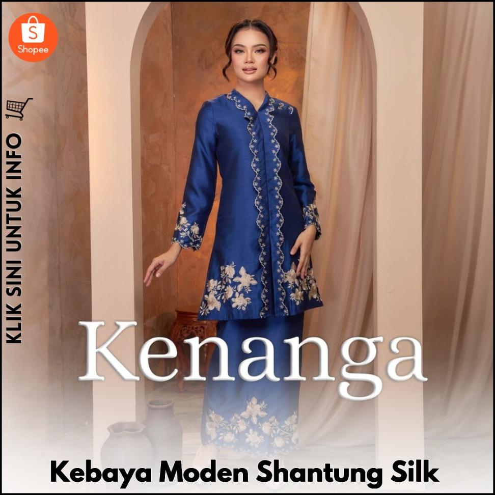 Kebaya Moden Shantung Silk