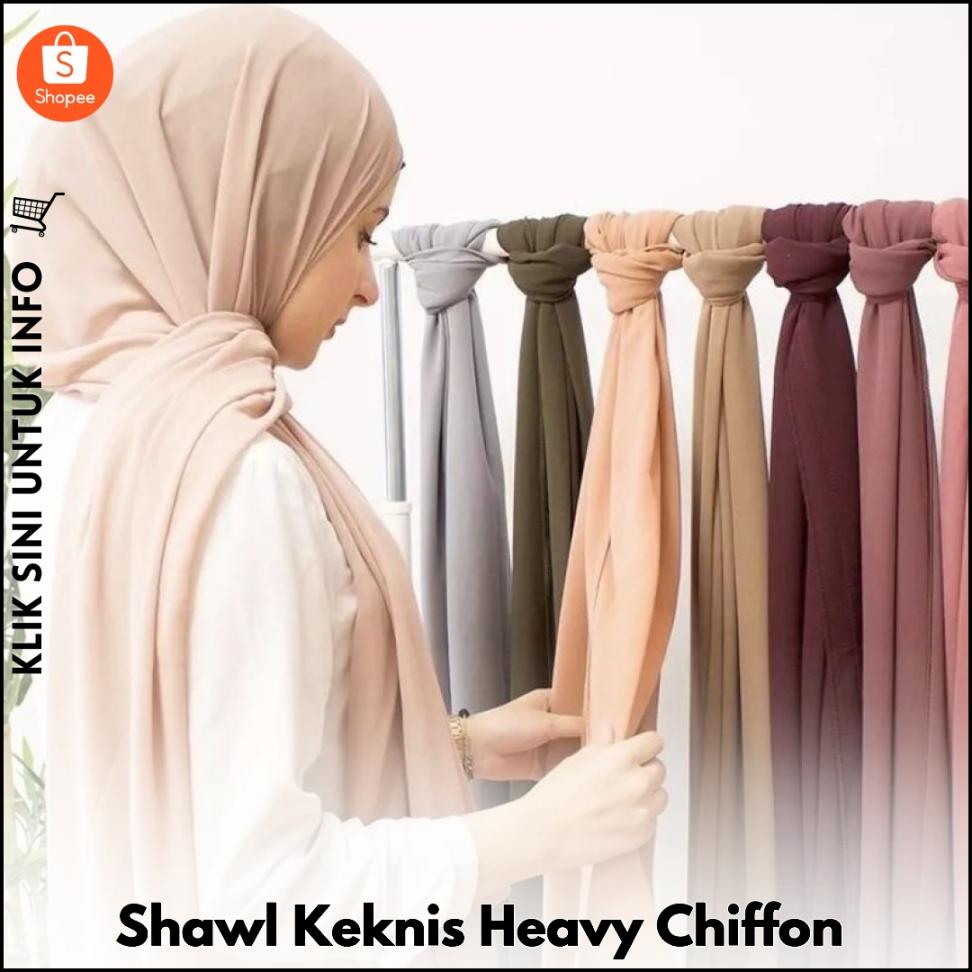 Shawl Keknis Heavy Chiffon