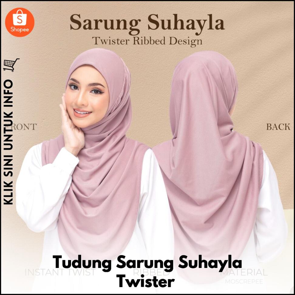 Tudung Sarung Suhayla Twister