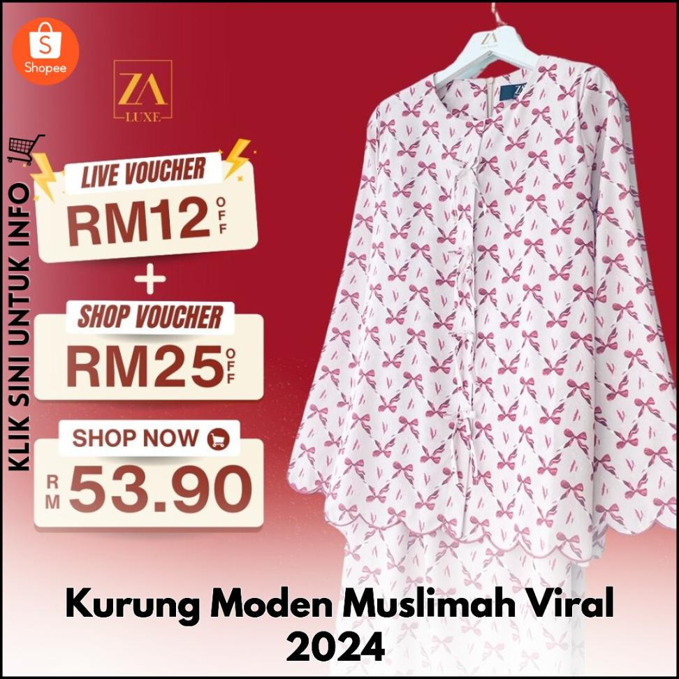 Kurung Moden Muslimah Viral 2024