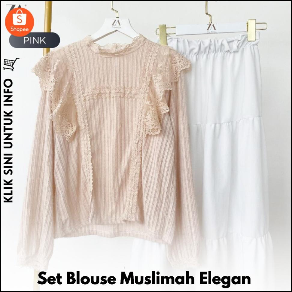 Set Blouse Muslimah Elegan