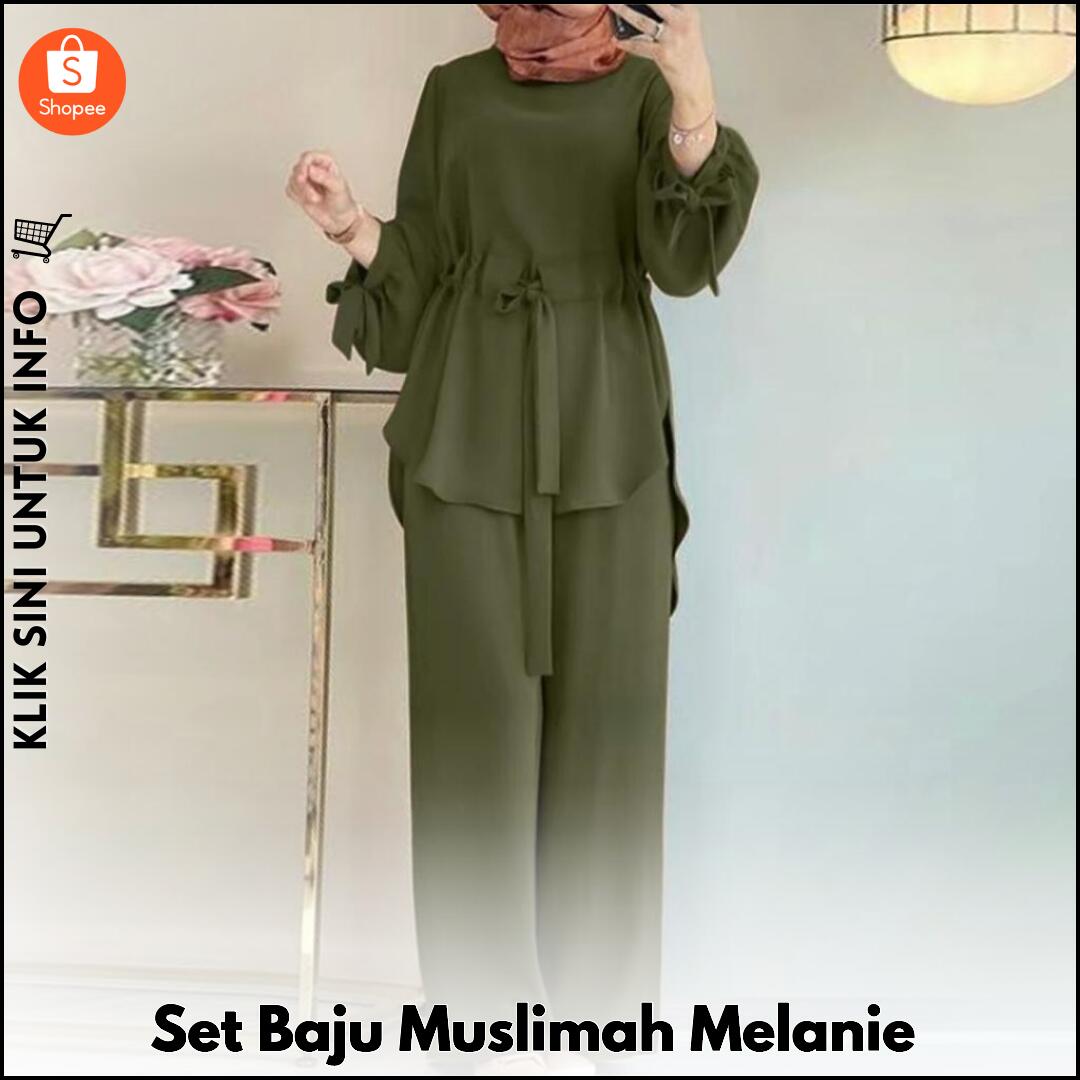 Set Baju Muslimah Melanie