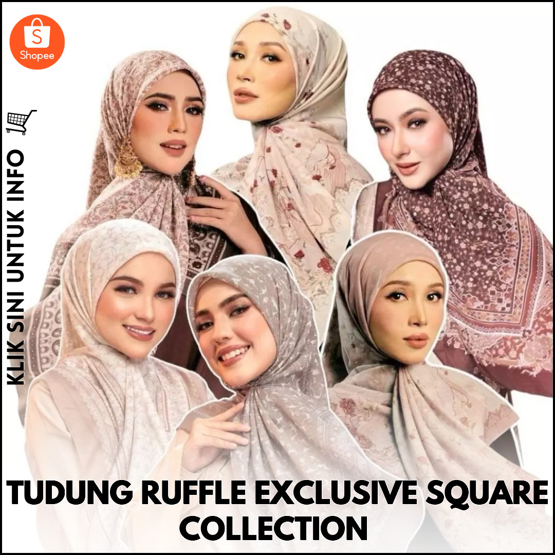 TUDUNG RUFFLE EXCLUSIVE SQUARE COLLECTION