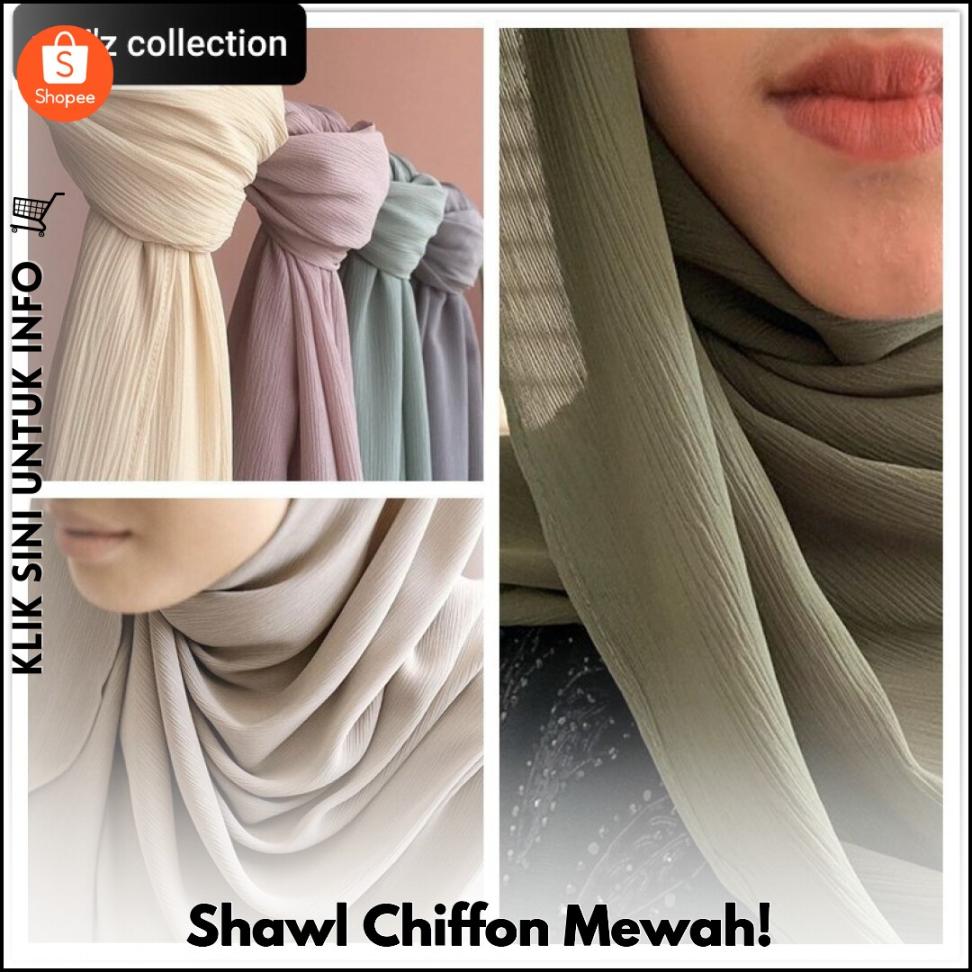 Shawl Chiffon Mewah!