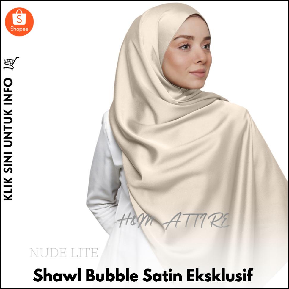 Shawl Bubble Satin Eksklusif