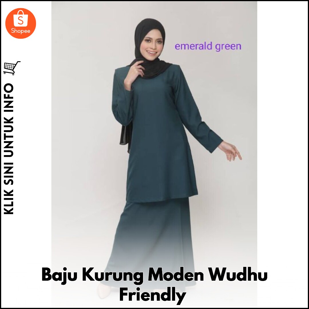 Baju Kurung Moden Wudhu Friendly