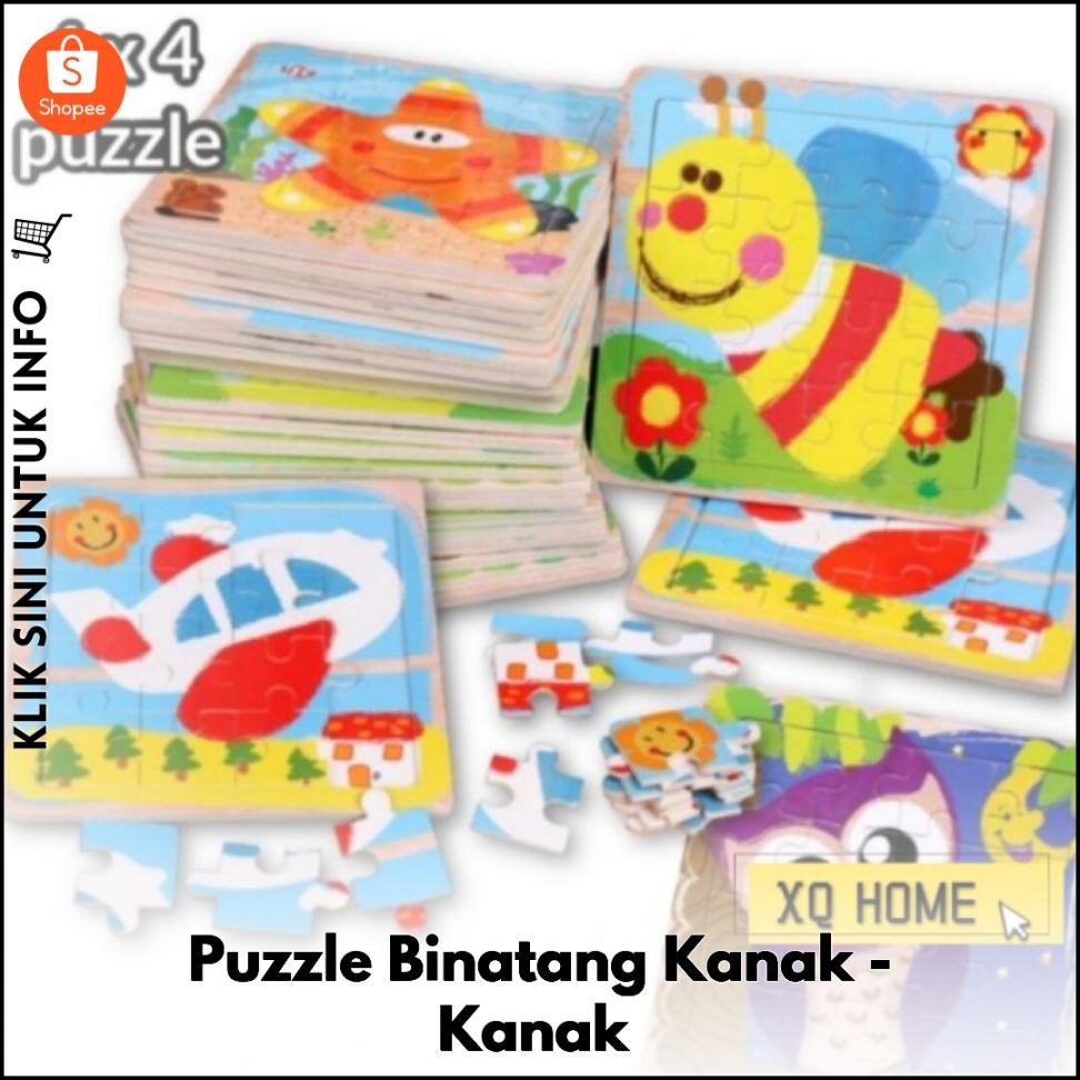 Puzzle Binatang Kanak-Kanak