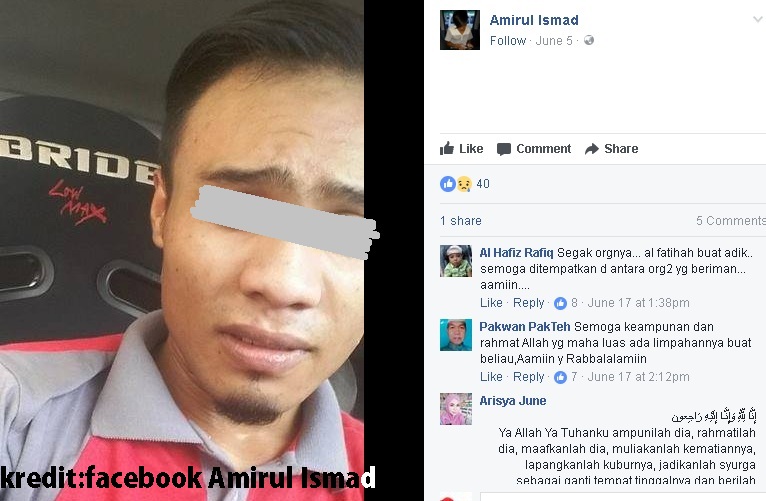 Update Status Sedih Berulang Kali Di Akaun Facebook,Lelaki Ini Akhirnya Nekad Untuk Bunuh Diri