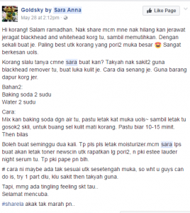 Gadis Ini Kongsi Tip Cantik Raya Guna Dua Bahan Dapur!