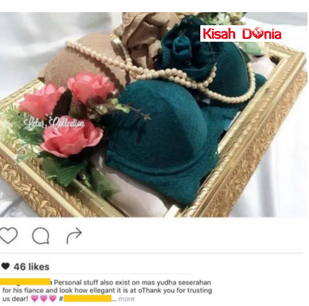 Bagi Hantaran Bra Kononnya Rare,Tapi Pengantin Lelaki Pula Disindir Oleh Netizen