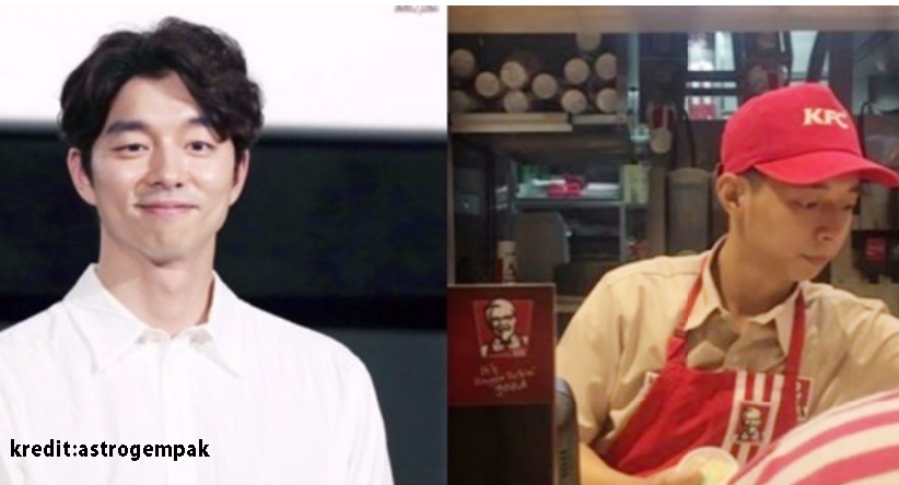 Pekerja KFC Punya Wajah Persis Pelakon Korea Gong Yoo,Popular Mendadak dan Punya Ramai Peminat