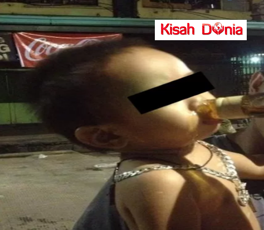Padah Tunjuk Aksi Beri Anak Minum Arak Supaya Tidur Lena,Lelaki Ini Dikecam Ramai Netizen