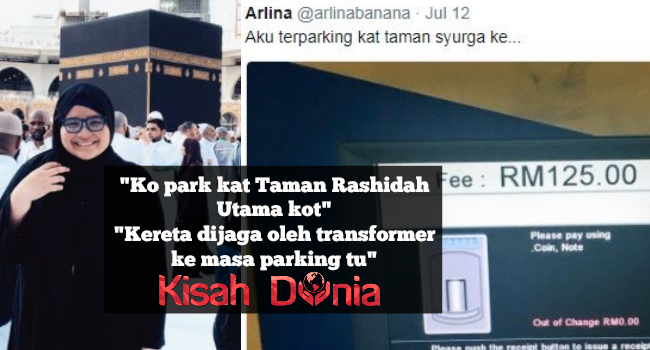 'Aku Terparking Kat Taman Syurga Ke?', Gadis Dikenakan Cas Parking Sebanyak RM125! 5