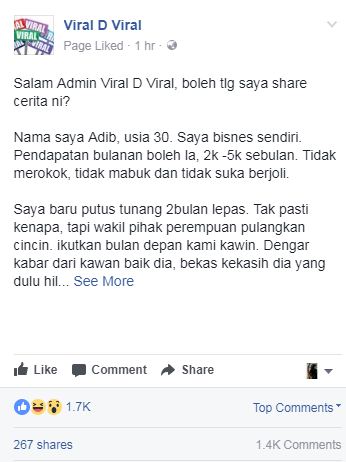 (VIRAL) Tunang Lari Ikut Kekasih Lama, Lelaki Nekad Cari Bakal Isteri Untuk Majlis Kahwin Bulan Depan!