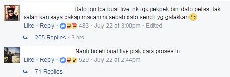 “Dato Jangan Lupa Buat Live..Nak Tengok P***K Isteri Datuk Please..”, Netizen Sindir Status Datuk Aliff Nak Buat Anak