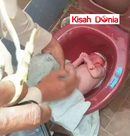 Bayi Tak Berdosa Dibuang Ke Dalam Lubang Tandas,Pelajar Kolej Ditahan Sabit Kesalahan