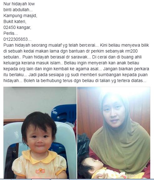 Wanita Muallaf Dicerai Suami, Hidup Susah Ingin Murtad?