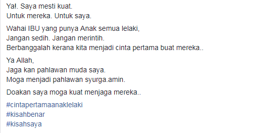 Dikurniakan Semua Anak Lelaki, Wanita Ini Merasa Permaisuri Dikalangan Mereka