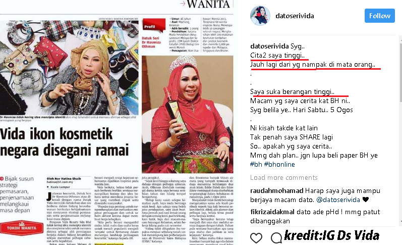 Kalau Ada Duit Semua Boleh Jadi,Betul ke Sayang-sayang Ds Vida?