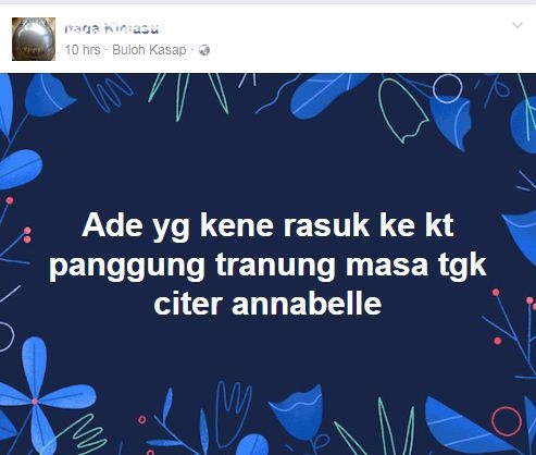 (Video) Wanita Didakwa Dirasuk Ketika Tonton Annabelle di Pawagam Terengganu, Ini Penjelasan Sebenar Kejadian!