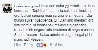 Teman Wanita Penjaga Gol Haziq Jadi Mangsa Buli Siber Akibat Kekalahan Pasukan Malaysia Menentang Thailand Sukan SEA!