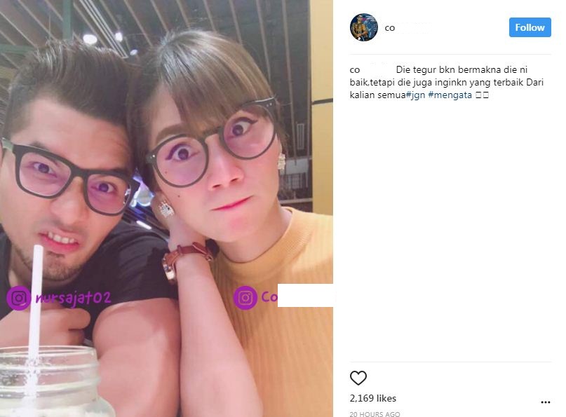 Lelaki Yang Didakwa Teman Lelaki Nur Sajat Ini Luah Kata-Kata Di Instagram, Lihat Apa Sajat Balas!