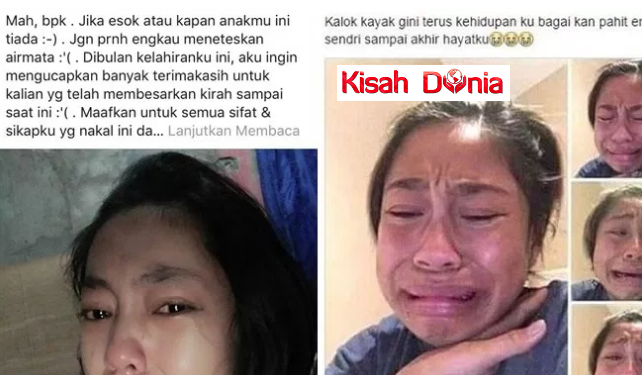 Trend Upload Gambar Tengah Menangis Di Laman Sosial,Adakah Positif atau Sebaliknya??