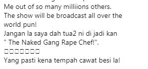 Kecoh Chef Wan Bakal Masuk Penjara?