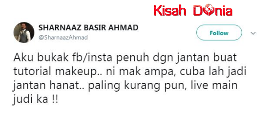 Amukan Sharnaaz Kejutkan Netizen,Kali Ini Marah Gila Pada Lelaki Suka Up Video Tutorial Make Up Dekat Laman Sosial